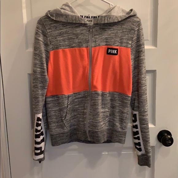 Tops - PINK zip up hoodie